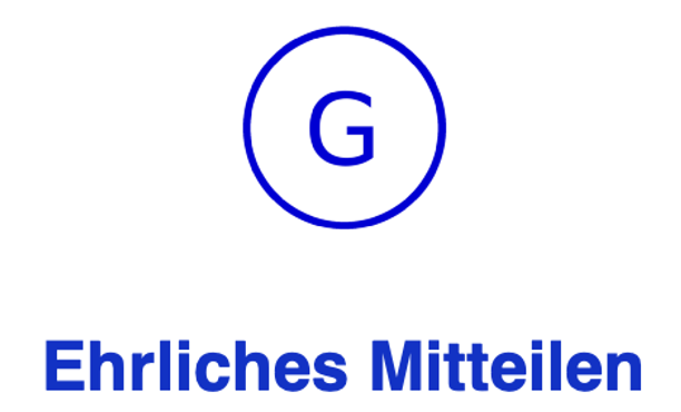 EM Ehlieches Mitteilen LOGO schrift
